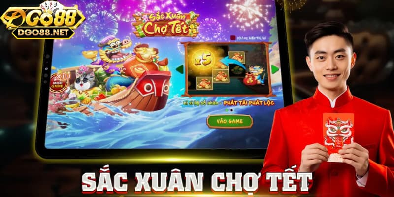 Câu hỏi của game thủ về game sắc xuân chợ tết Go88